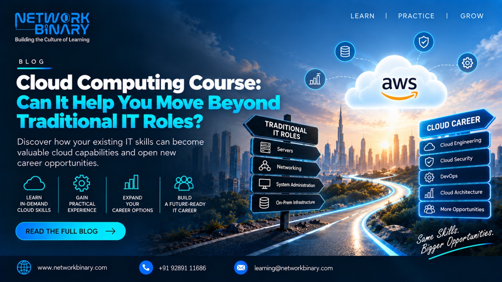 Cloud Computing Course: Move Beyond Traditional IT Roles